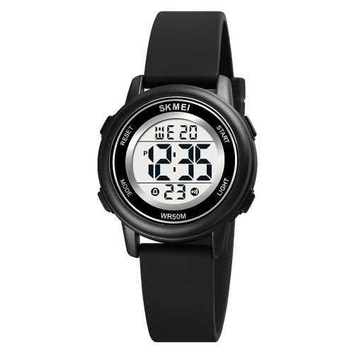 Дитячий електронний годинник Skmei 1721BK Black з водозахистом 5 ATM