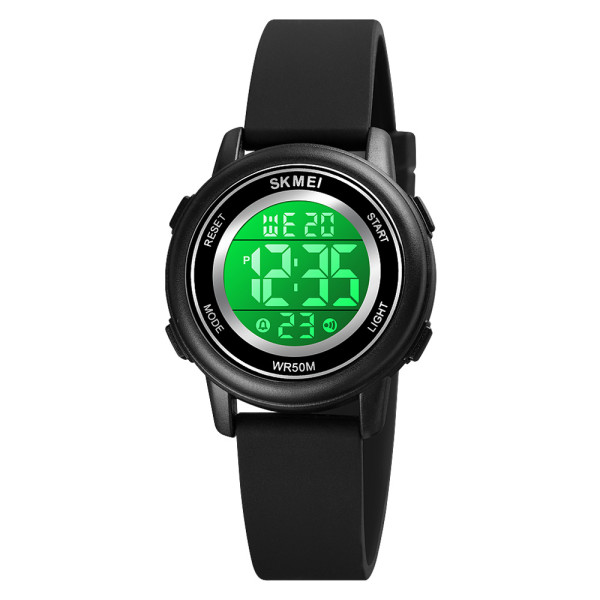 Дитячий електронний годинник Skmei 1721BK Black з водозахистом 5 ATM
