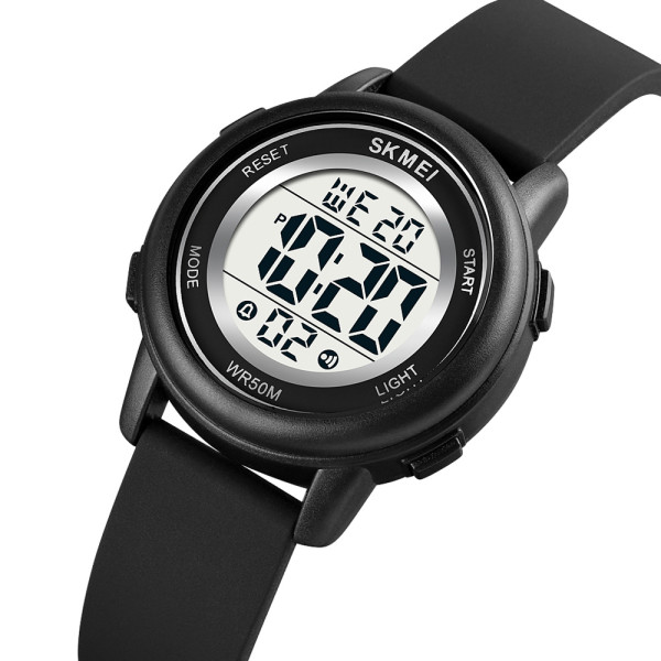 Дитячий електронний годинник Skmei 1721BK Black з водозахистом 5 ATM