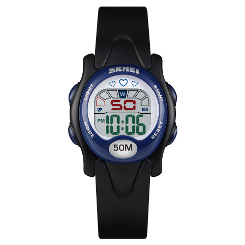 Дитячий електронний годинник Skmei 1478BK Black з водозахистом 5 ATM