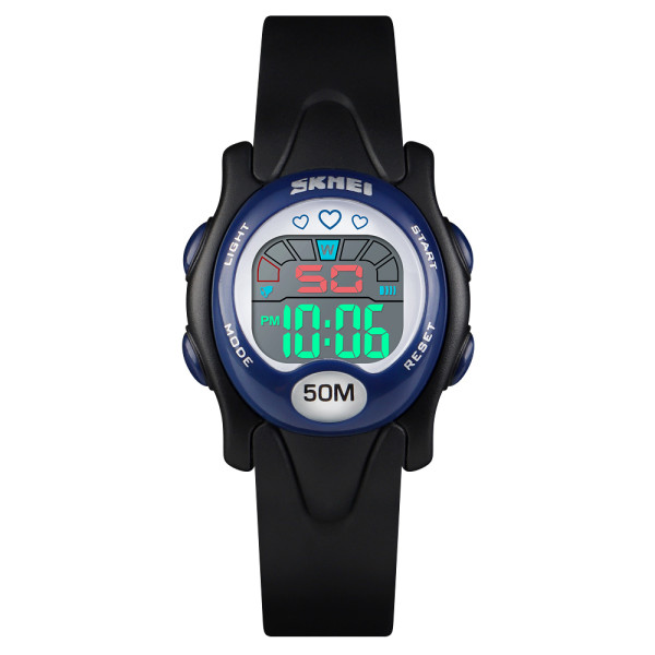 Детские электронные часы Skmei 1478BK Black с водозащитой 5 ATM
