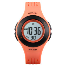 Дитячий електронний годинник Skmei 1455OG Orange з водозахистом 5 ATM