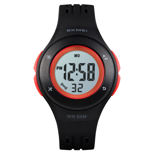 Детские электронные часы Skmei 1455BK Black водонепроницаемые 5 ATM