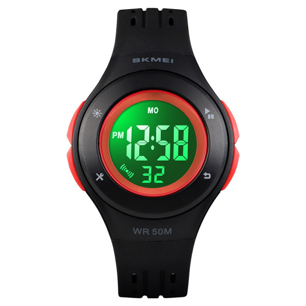 Детские электронные часы Skmei 1455BK Black водонепроницаемые 5 ATM