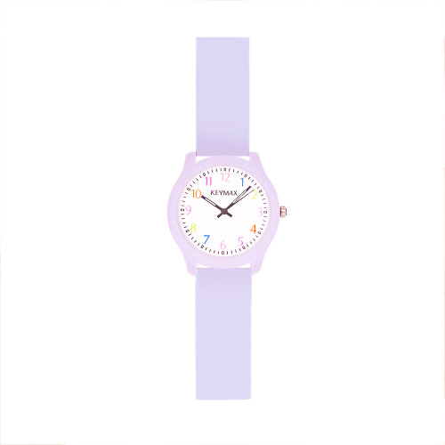 Дитячий кварцовий годинник Better Keymax Purple з силіконовим ремінцем