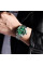 Мужские механические часы Pagani Design PD-1661 Silver-Green 10 ATM сапфир