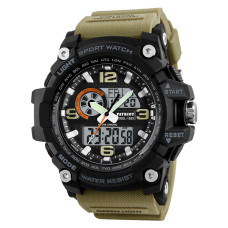 Годинник наручний Patriot 012KH Khaki тактичний водонепроникний 5 ATM