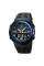 Мужские спортивные часы Skmei 1655BUBK Black-Blue с водозащитой 5 ATM