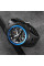 Мужские спортивные часы Skmei 1655BUBK Black-Blue с водозащитой 5 ATM