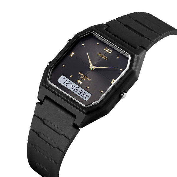 Жіночий годинник Skmei 1604BKBK Black водонепроникний 5 ATM чорний
