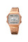 Женские электронные часы Skmei 1808RG Rose Gold с металлическим браслетом