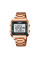 Чоловічий електронний годинник Skmei 2149RG Rose Gold з металевим браслетом
