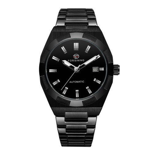 Мужские механические часы Forsining 8264 Black с автоподзаводом