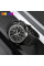 Мужские тактические часы Skmei 2105BK Black 5 ATM с каучуковым ремешком