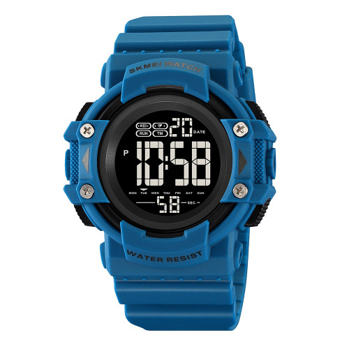Чоловічий електронний годинник Skmei 2195BU Blue з водозахистом 5 ATM