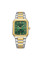 Чоловічий кварцовий годинник Curren 8457 Gold-Green зі сталевим браслетом