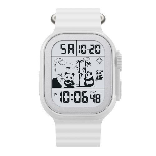 Женские электронные часы Skmei 2247WT White с каучуковым корешком