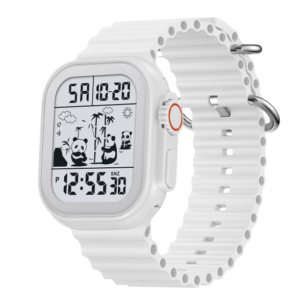 Женские электронные часы Skmei 2247WT White с каучуковым корешком