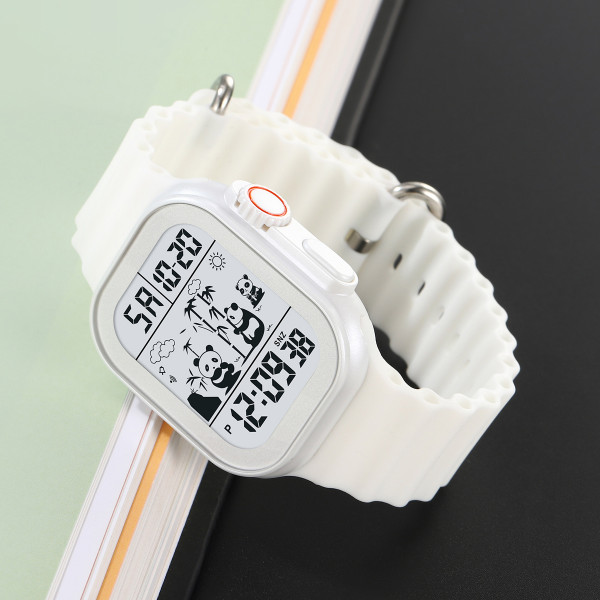 Женские электронные часы Skmei 2247WT White с каучуковым корешком