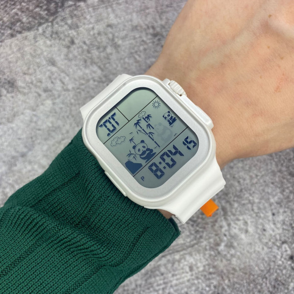 Женские электронные часы Skmei 2247WT White с каучуковым корешком