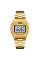 Женские электронные часы Skmei 1328GD Gold с металлическим браслетом