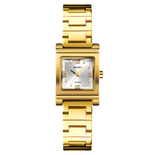 Женские часы Skmei 1388GD Gold кварцевые золотистые