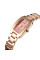 Женские часы Skmei 1400RG Rose Gold прямоугольные с металлическим браслетом