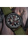 Чоловічий годинник Awarder Embroidery Black-Red Green Automatic 10ATM сапфір