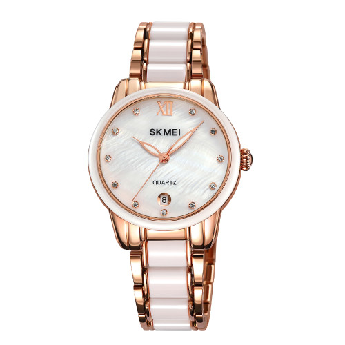 Женские часы Skmei 2175RG Rose Gold кварцевые с водозащитой 3 ATM