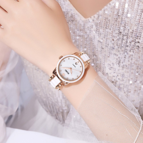 Женские часы Skmei 2175RG Rose Gold кварцевые с водозащитой 3 ATM