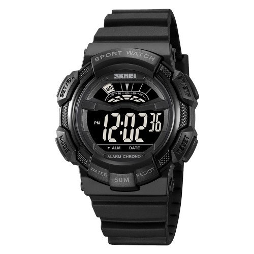 Тактические мужские часы Skmei 2153BKBK Black-Black с водозащитой 5 ATM