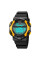 Часы мужские Skmei 2153BKYL Black-Yellow водонепроницаемые 5 ATM каучуковые