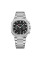 Чоловічий кварцовий годинник Curren 8459 Silver-Black з хронографом