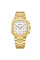 Чоловічий кварцовий годинник Curren 8459 Gold-White з хронографом