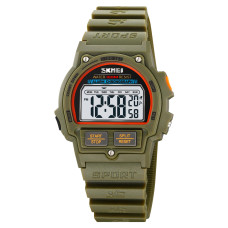 Тактичний електронний годинник Skmei 2263AG Army Green 10 ATM