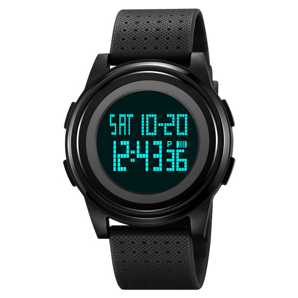 Чоловічий тактичний годинник Skmei 2378BKBK Black 5 ATM