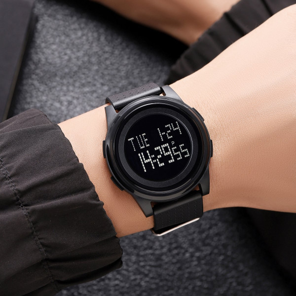 Чоловічий тактичний годинник Skmei 2378BKBK Black 5 ATM