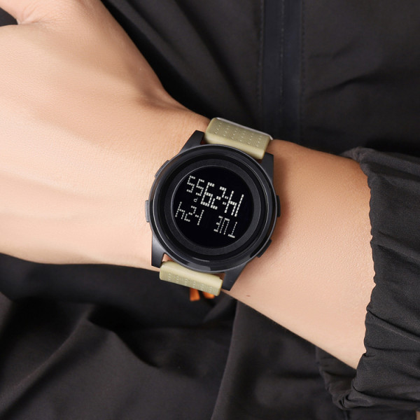 Мужские тактические часы Skmei 2378KH Khaki с водозащитой 5 ATM