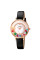 Женские часы Skmei 2041RG Rose Gold кварцевые с кожаным корешком