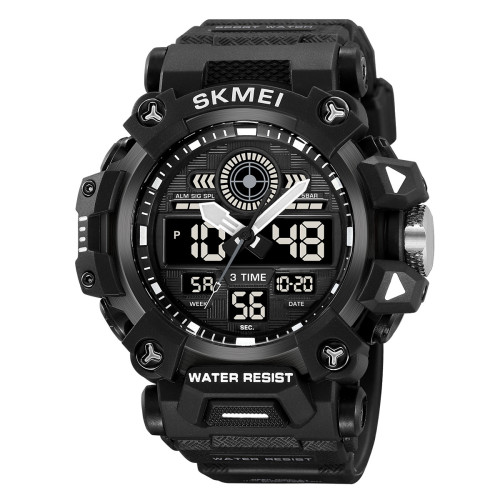 Мужские тактические часы Skmei 2226BK Black 5 ATM
