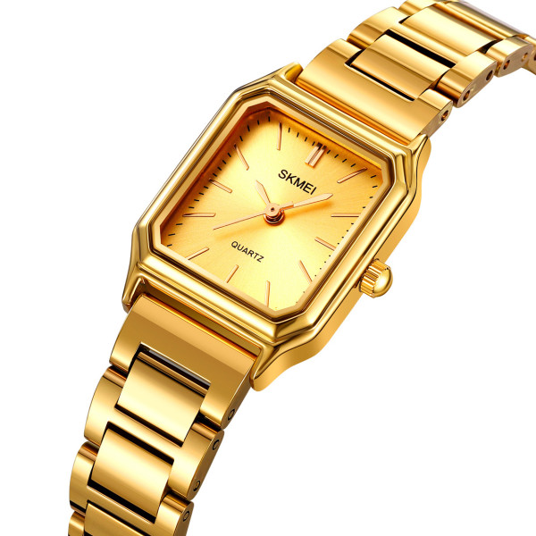 Жіночий годинник Skmei 2237GD Gold золотистий металевий браслет