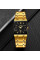 Жіночий годинник Skmei 9263GDBK Gold-Black прямокутний металевий