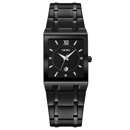 Жіночий годинник Skmei 9263BKBK Black-Black металевий кварцовий