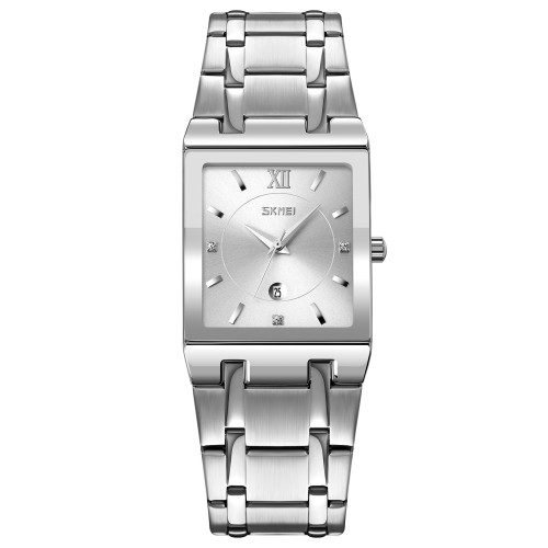 Жіночий годинник Skmei 9263SISI Silver-Silver з металевим браслетом 3 ATM