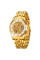 Мужские механические часы Skmei 9310GDSI Gold-Silver с автоподзаводом