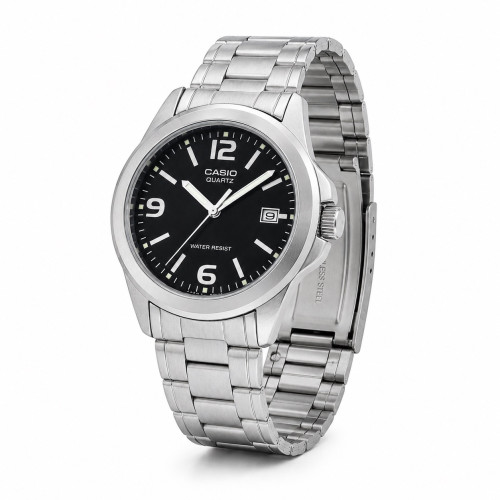 Чоловічий годинник Casio MTP-1215A-1A кварцовий сталевий з датою