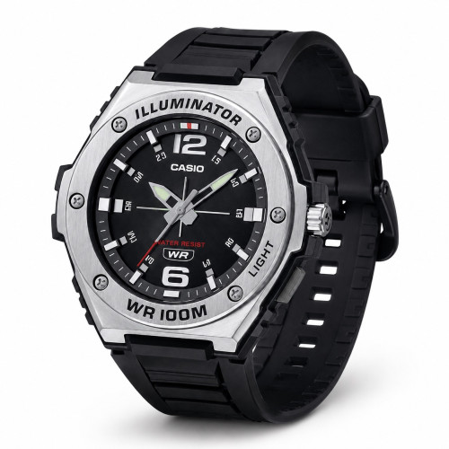 Мужские часы Casio MWA-100H-1A водозащищенные 10 ATM
