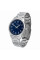 Мужские часы Casio MTP-V005D-2B4 с синим циферблатом и стальным браслетом