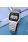 Чоловічий електронний годинник Casio A158WA-1D зі сталевим браслетом