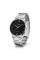 Жіночий годинник Casio LTP-VT01D-1B з чорним циферблатом та металевим браслетом